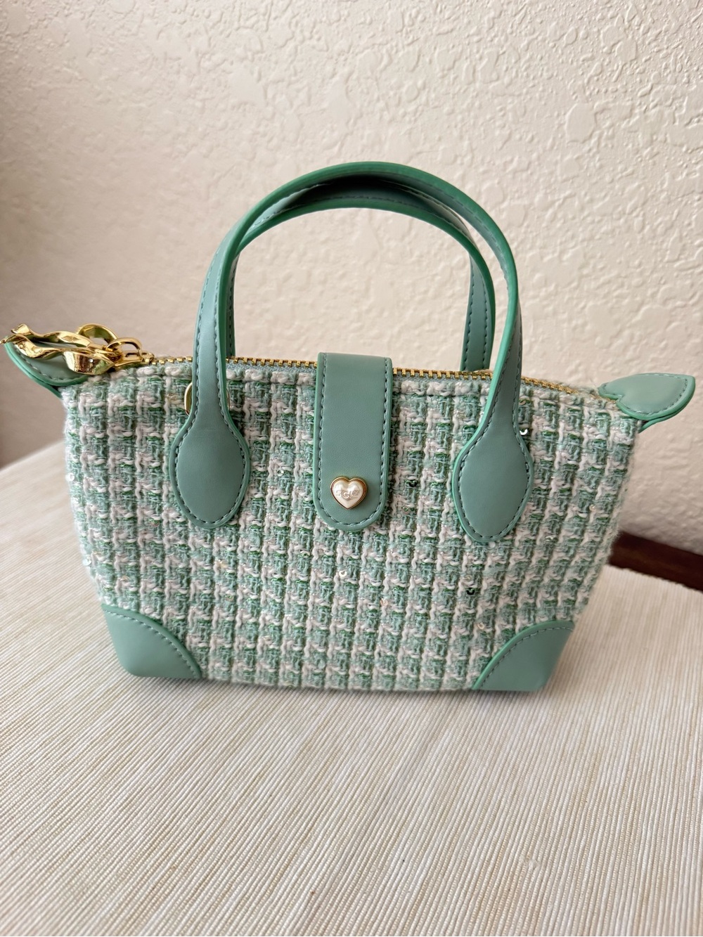Stoney Clover Lane Mint Crossbody Pouchette 01